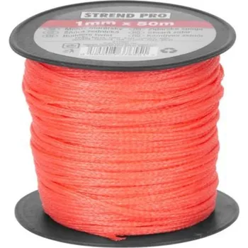 Zdenické nářadí Provázek stavební pletený 1,7 mm, L-50 m, červený, Strend Pro