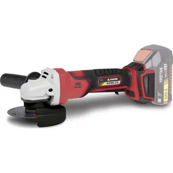 Bruska úhlová aku AGB L20, Ø 125 mm, 18 V, 5Ah, 2 baterie Li-ion, (nabíječka + taška), STAYER