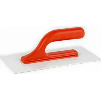 Zednické hladítko Hladítko plastové hladké, 270 x 130 mm, otevřená plastová rukojeť