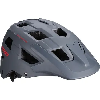 Cyklistická přilba přilba BBB Nanga šedo/červená