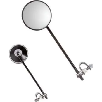 Zrcátko na kolo zrcátko velké 105mm černé (zrcátko velké 105mm černé)