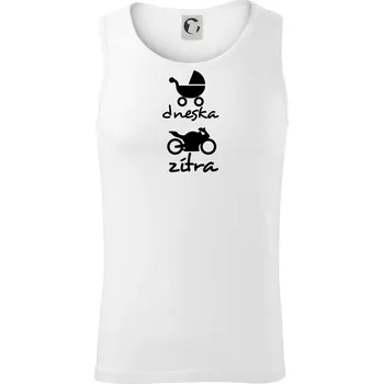 Dnes zítra silnice - Tílko pánské Core - L ( Bílá )