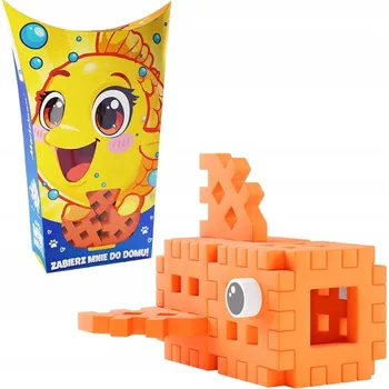 ostatní stavebnice Marioinex Mini Waffle POCKET PETS - stavebnice RYBKA / RYBA (Rybička / Ryba)