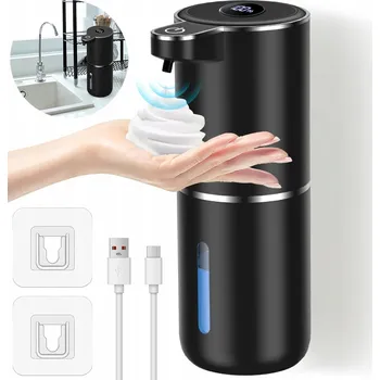 Dávkovač mýdla DÁVKOVAČ AUTOMATICKÝ AUTOMAT NA MÝDLO PĚNA 380 ML NA ZEĎ