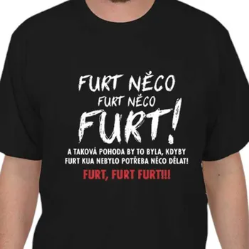 Pánské tričko Tričko Furt něco - Barva Modrá