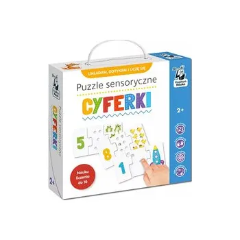 Puzzle Kapitán Nauka Senzorické puzzle Číslice - dotýkám se, skládám a učím se ZA6085 univerzální