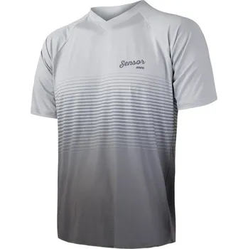 cyklistický dres dres krátký pánský SENSOR BRAVE šedý