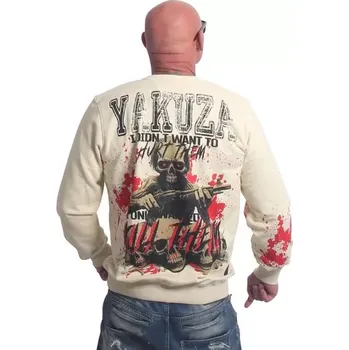 Pánská mikina Yakuza mikina HURT PB 27031 Bone White