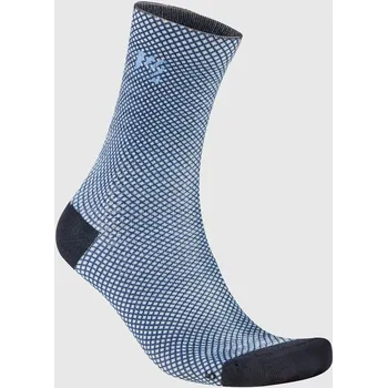 Dámské ponožky KARPOS Cyklistické ponožky klasické - LOGO PRINT W - modrá M
