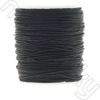 Textilie Pruženka kulatá 2mm černá