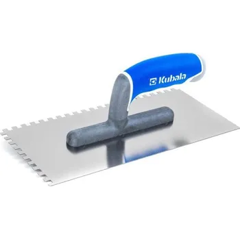 Zednické hladítko Hladítko nerezové MASTERLINE XL 130 X 270 mm, zub 6 X 6