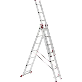 Žebřík Žebřík Al, 3 x 7 příček, 2,01 - 3,99 m univerzální, ALVE ENPRO 6607