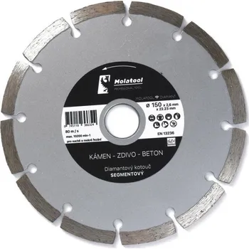 Řezný kotouč Kotouč diamantový segmentovaný Ø 150 x 2,6 x 22.23 mm, Segment Profi