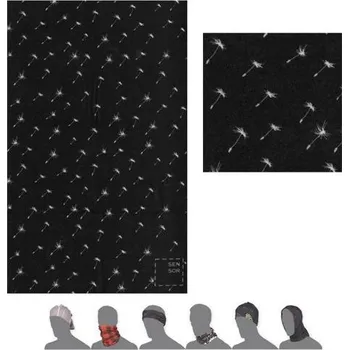Módní doplněk šátek roura SENSOR TUBE PATTERN černá/bílá