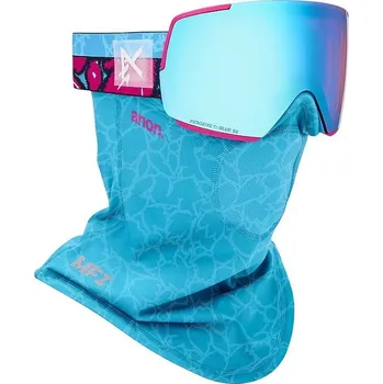 Šátek brýle Anon M5 Flat Toric MFI Face Mask - Pink Tides/Perceive Variable Blue one size