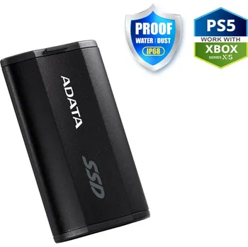 Externí pevný disk ADATA SD810 2TB SSD / Externí / USB 3.2 Type-C / 2000MB/s Read/Write / černý