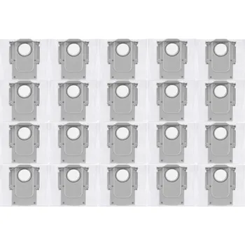 Hubice k vysavači 20 ks prachových sáčků 218 x 120 mm pro robotický vysavač Náhradní filtrační pytlíky na prach Odolné papírové sáčky pro čistý úklid