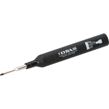 Značkovač stavební hluboké otvory, černý, LYRA