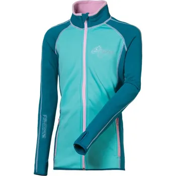 Dětská móda mikina dětská Progress TISPA JUNIOR modrozeleno/růžová (mikina dětská Progress TISPA JUNIOR modrozeleno/růžová)