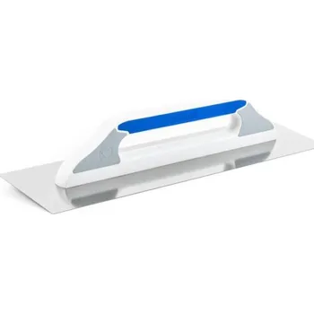 Zednické hladítko Hladítko nerez hladké, 480 x 130 mm, pl/gum, KUBALA ENPRO