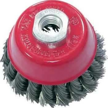 Drátěný kartáč Kartáč hrnkový, copy, Ø 80 mm, PROLINE