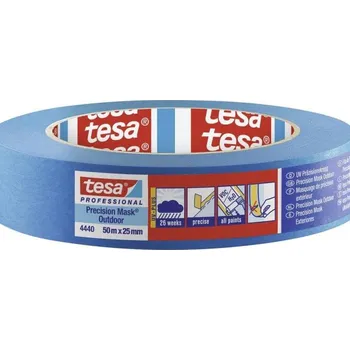 Lepicí páska Páska maskovací, odstranitelná do 26 týdnů, 50 m x 50 mm, modrá, 4440, TESA