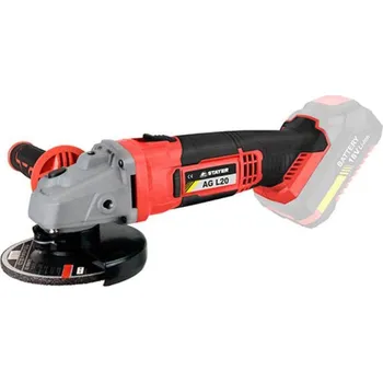 Bruska úhlová aku AG L20, Ø 125 mm, 18 V, 5Ah, 2 baterie Li-ion, (nabíječka + taška), STAYER