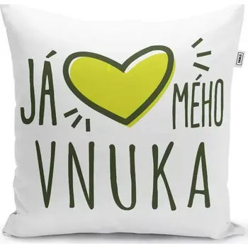 Polštář Sablio Polštář Já miluju mého vnuka: 40x40 cm
