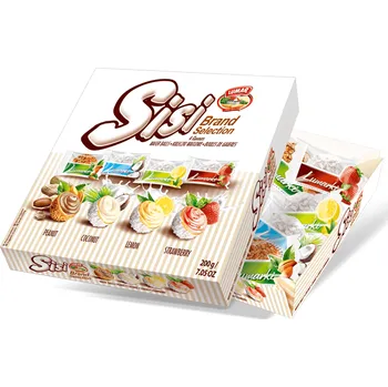 Bonbon Lumar Lumarki vaflové bonbóny Sisi MIX Směs 4 příchutí 200g