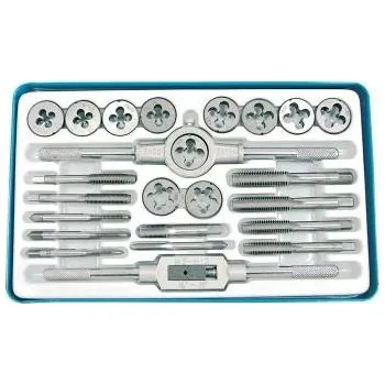 Závitořezný nástroj Závitníky a závitová očka, sada 24 ks, MEGA