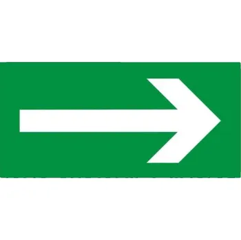 Tabulka doplňková - samolepka "Směr k východu", 300 x 150 mm