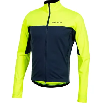 Cyklistická bunda bunda pánská PEARL iZUMi INTERVAL AMFIB navy/žlutá