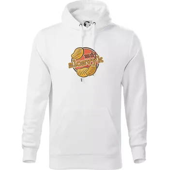 Pánská mikina Brambůrky můj zlozvyk - Mikina pánská Cape s kapucí - 2XL ( Bílá )
