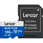 Paměťová karta microSD 128 GB Blue Plus A2 U3 V30 170 MB/s
