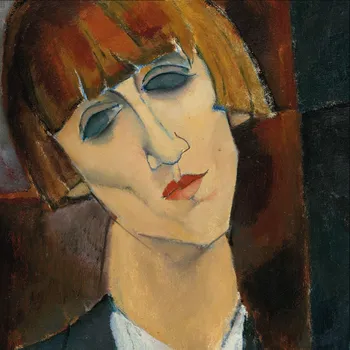 Puzzle CURIOSI Čtvercové puzzle Q Art: Paní Kislingová 66 dílků