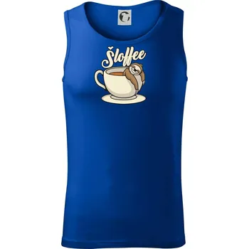 Šloffee - káva - Tílko pánské Core - L ( Královská modrá )