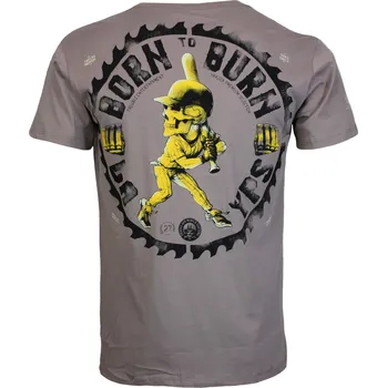 Pánské oblečení Pánské triko Yakuza Premium 3917 light rose velikost: 5XL