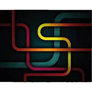 Plakát Sablio Plakát Barevné klikyháky - 60x40 cm