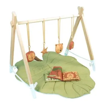 Hračka pro kojence Hracia podložka s hrazdičkou SOFTELLO - Safari