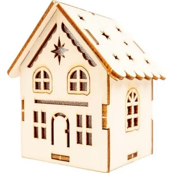 Vánoční dekorace FANDY Ozdoba dřevěná Natural Christmas 02