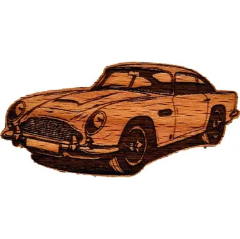 Brož Magnetická brož – Veterán 003 buková