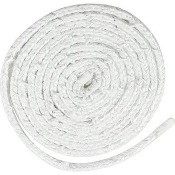 Krbové nářadí Strend Pro Těsnící šňůra 12x12 mm na sklo, dveře, krby, kamna, bílá, 2 metry