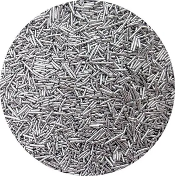 Přisada na vaření a pečení Cukrové metalické tyčinky stříbrné 80g - I LOVE CAKES | Skvělé pro Váš domácí dort