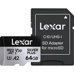 Lexar microSDXC Professional Silver Plus 64GB LMSSIPL064G-BNANG