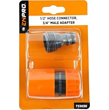 Hadicová spojka Adaptér 3/4" a rychlospojka 1/2", sada 2 ks, ENPRO