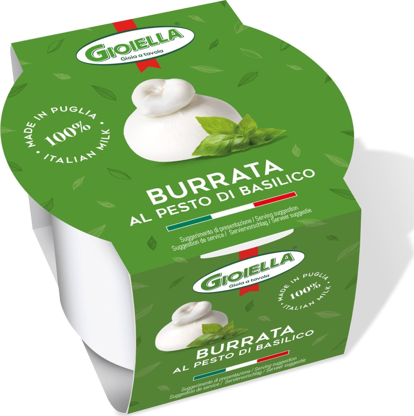 Gioiella burrata kravský sýr s pestem uvnitř 225g