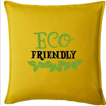 Polštář Eco friendly - lístečky - Polštář 50x50 - 50x50 - Pouze potah ( Žlutá )