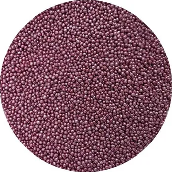 Cukrové perličky metalické tmavě růžové 2mm 80g - I LOVE CAKES | Skvělé pro Váš domácí dort