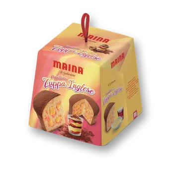 Trvanlivě pečivo Maina Panettone se smetanovým krémem a jemnou whisky (Zuppa inglese) 750g