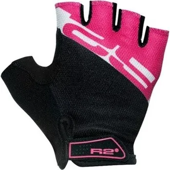 Cyklistické rukavice cyklistické rukavice R2 ENDURO ATR34 barva: černo růžová, velikost: M
